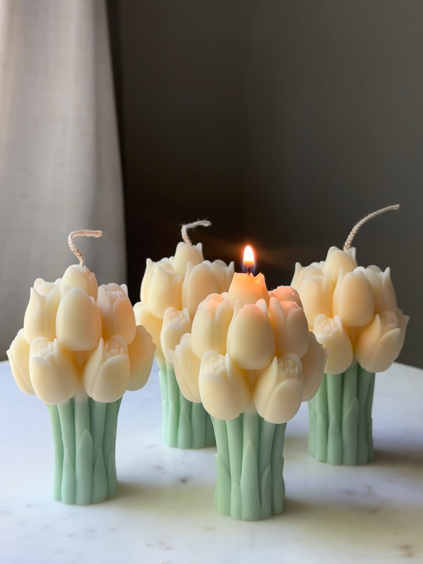 Tulip Bouquet Candle