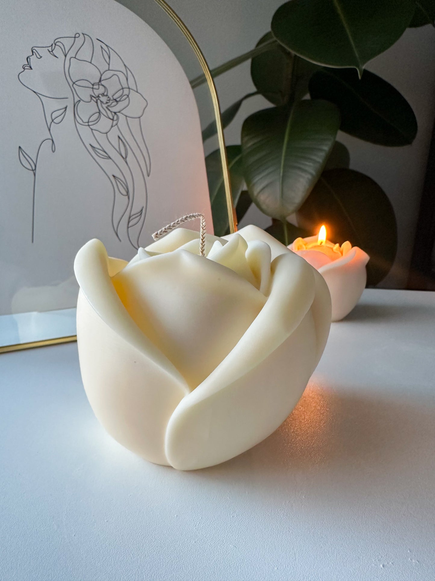Rose Candle