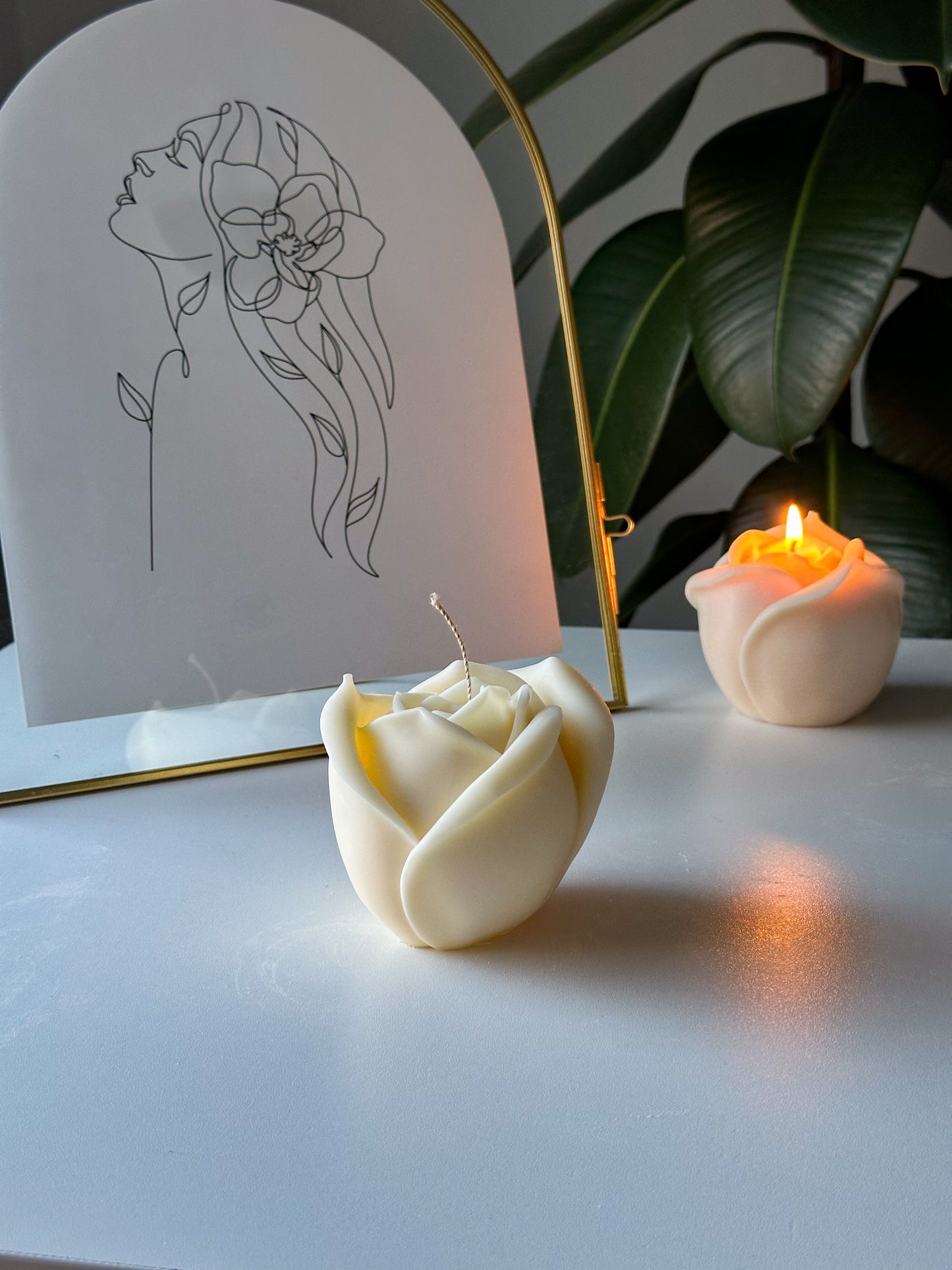 Rose Candle